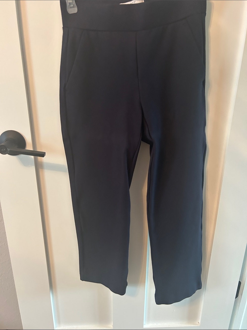 LOFT Dark Navy Cropped Ponte Pants
